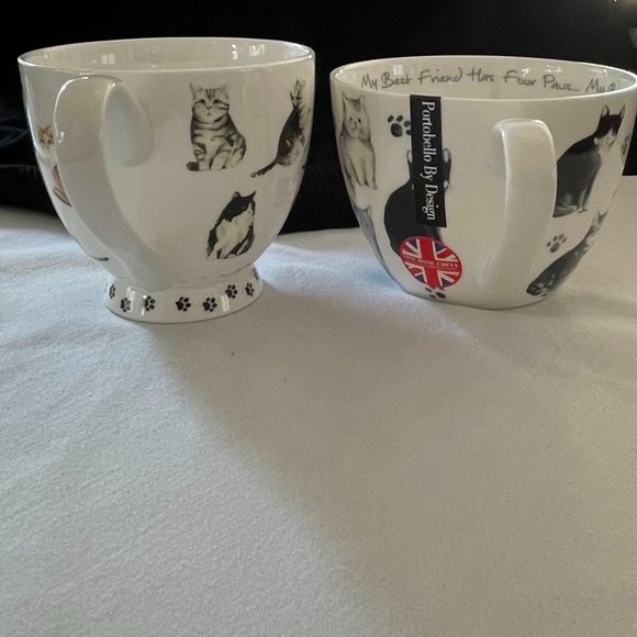 Portobello Bone China Other - Cat decor Bone China Mugs by Portobello